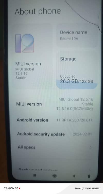 Redmi 10a 4/128