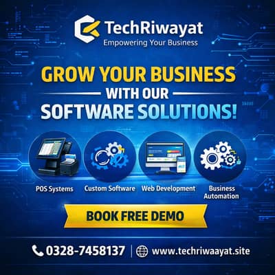 Pos software, inventory system, billing software Available