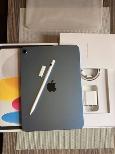 Ipad 11 gen (A16) 128gb complete box brand new with apple pencil