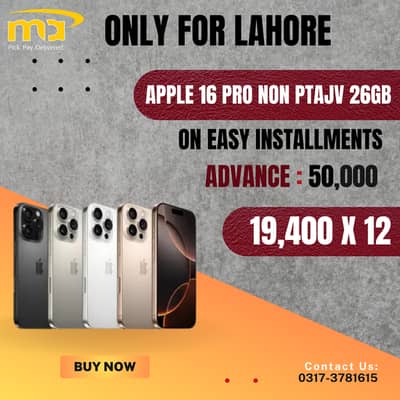 Apple iPhone 16 Pro JV On Installments
