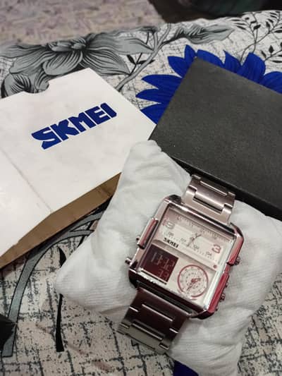 skmei dual time watch