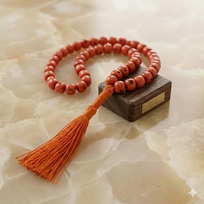 Marjan Stone Tasbih – Premium Prayer Beads | Beautiful Finish
