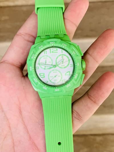 Swatch Chronograph Men’s original Watch 44mm dial