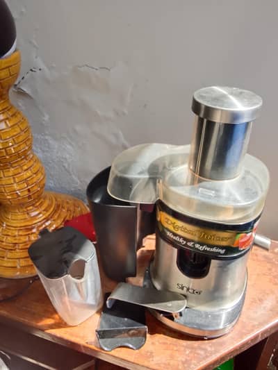 Non Working Juicer Sinbo Company With all Accessories and box
