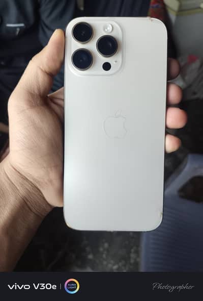 Iphone 16 pro max 256 jv full box with original cable & 17 pro cover