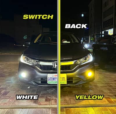 Aux LEDs Switch Back Fog Lights H11 With Warranty of Aux