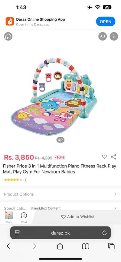 Baby play gym baby gear