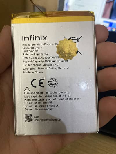 Infinix Original Battery 4000 mAh
