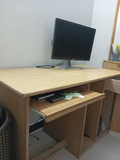 Computer table with chair