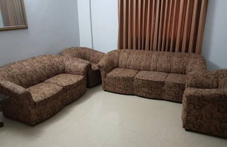 7 Seater Sofa with tables