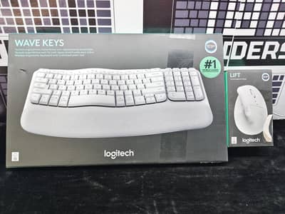 logitech wave keys  keyboard+ logitech lift mouse  combo Bluetooth