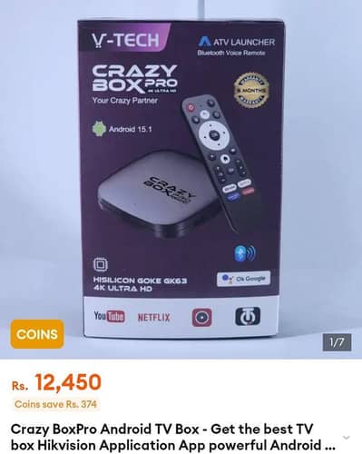 Crazy Box Pro 4k Ultra HD