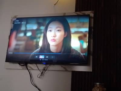 only 1 month use new tv