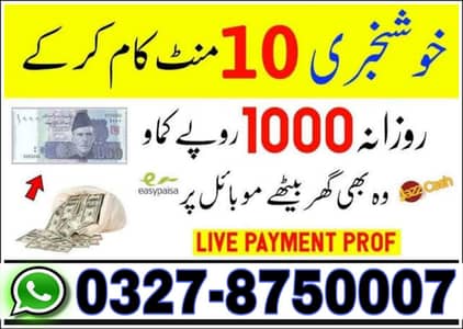 Online Earnings, Daily home work, online jobs in Pakistan,