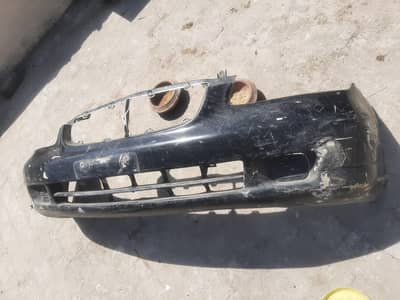 Suzuki Baleno front  bumper Single piece No repair.