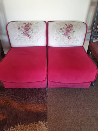 2 single sofas