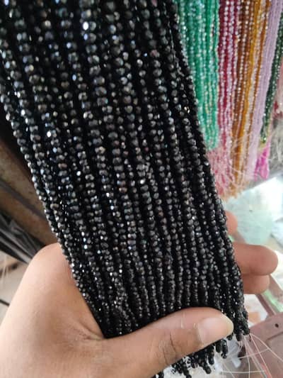 3mm black crystal