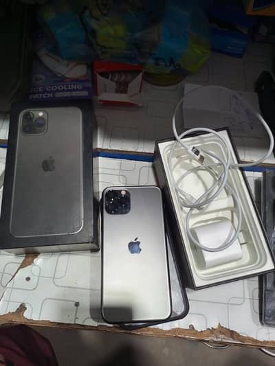 iPhone 11 Pro PTA Approved 256GB – Complete Box + Charger + Cover 