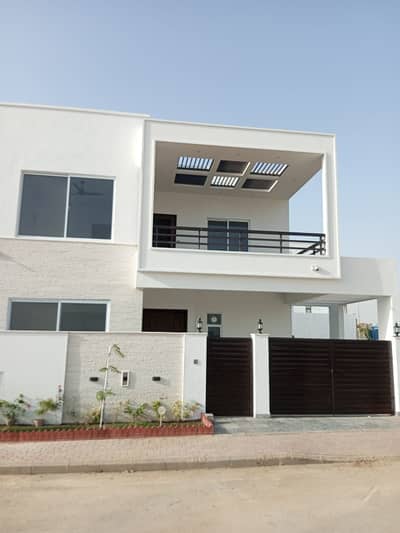 250 Square Yard Ready To Move Villa In Precinct-1 0.5 Km From Main Entrance. A-One Construction Standard 5Bed Drawing Dining Lounge