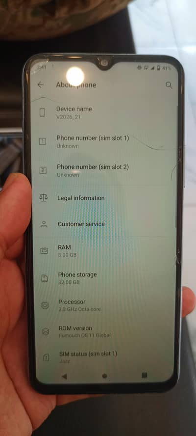 vivo y12s 5000 mah batrey 03029291451