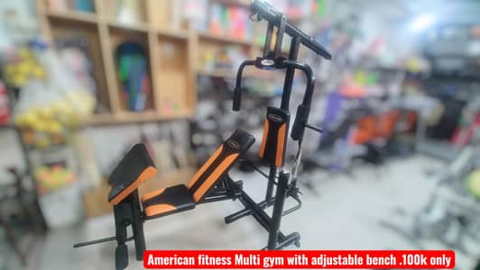multi gym home station butterfly lat pull down bench press dumbbell