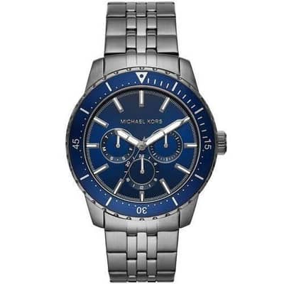 Michael Kors Men’s Chronograph Quartz Stainless Steel Blue Dial 44mm