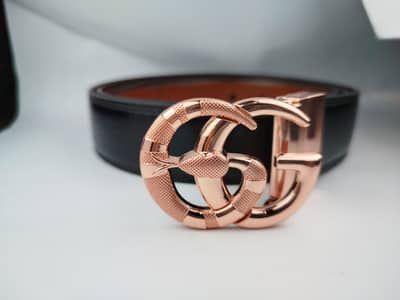 Double G A+ Quality Belt in Black/Brown Strap