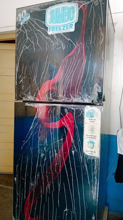 1 Jumbo Size PEL Glass Door Fridge – Like New 