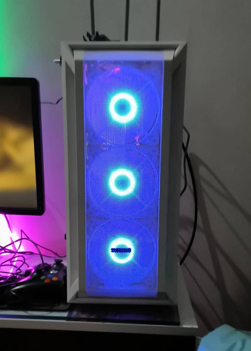 GAMING PC Ryzen 5 1600x + RX590 8gb + 24" inch led | 8gb Ram | ssd+hdd 0