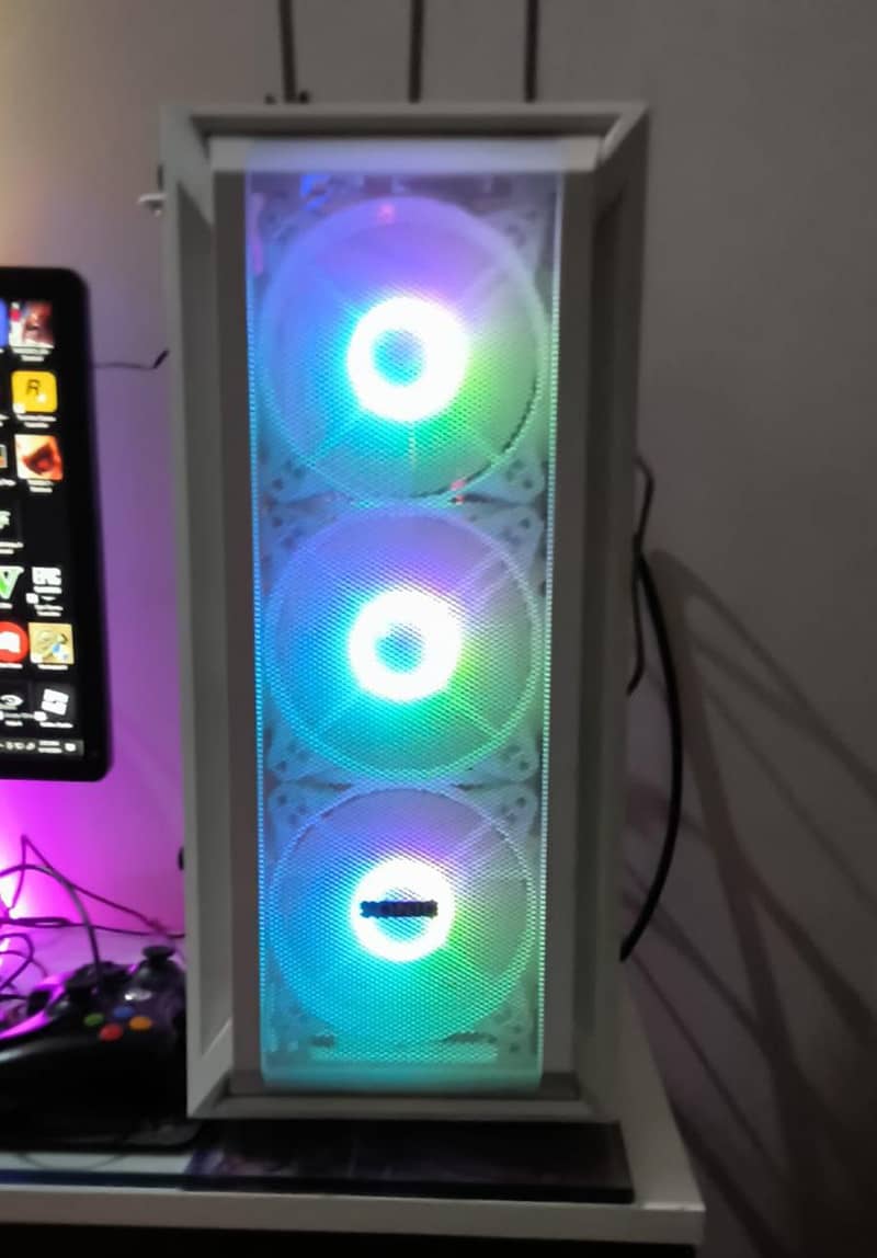 GAMING PC Ryzen 5 1600x + RX590 8gb + 24" inch led | 8gb Ram | ssd+hdd 2