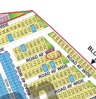 GROUND LEVEL NEXT TO CORNER 10 MARLA PLOT