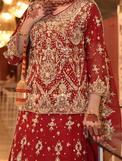 bridal dress [shadi ka jora]red jora