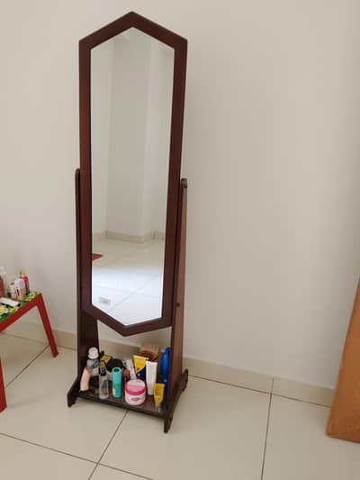 Standing Mirror & King size mattress