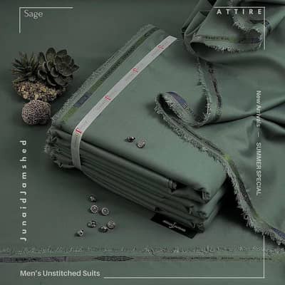 J. premium quality unstitched suites