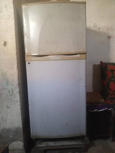 non-working old fridge