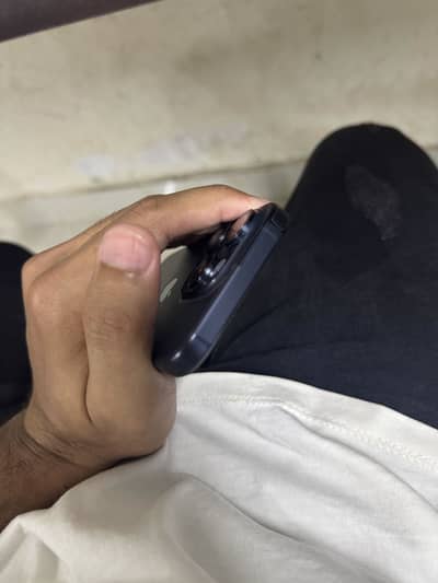 iPhone 15 pro nonpta jv blue titanium lush condition