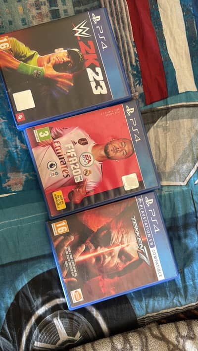 Tekken 7 ,2k23, fifa 20
