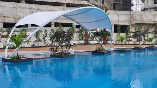Swimming pool shade / Car roof shade / Garage pvc shade / Canopy shed