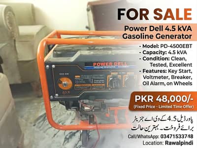 4.5kv generator for sale