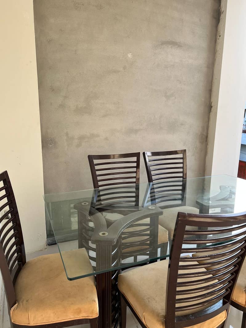 Dining table with chairs 6