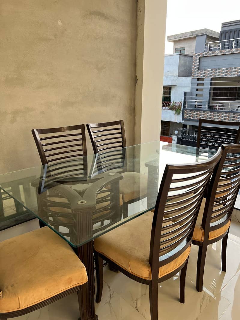 Dining table with chairs 8