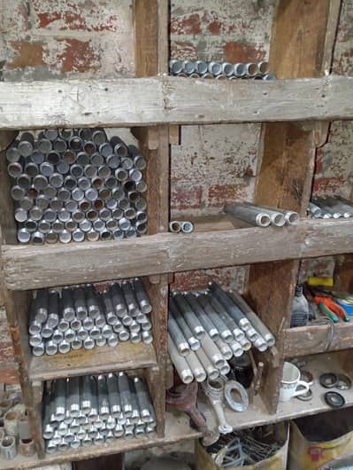 GI pipe nipple  fitting ke liye