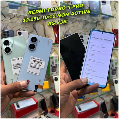 Redmi Turbo 4 Pro 12GB 256GB | 120FPS Gaming | Non-PTA | Full Box