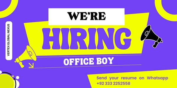 Office Boy Required
