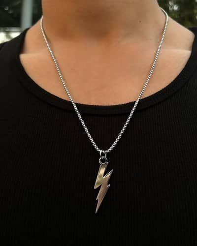 Bolt  chain Silver