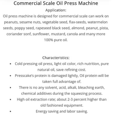 Cold Press Machine