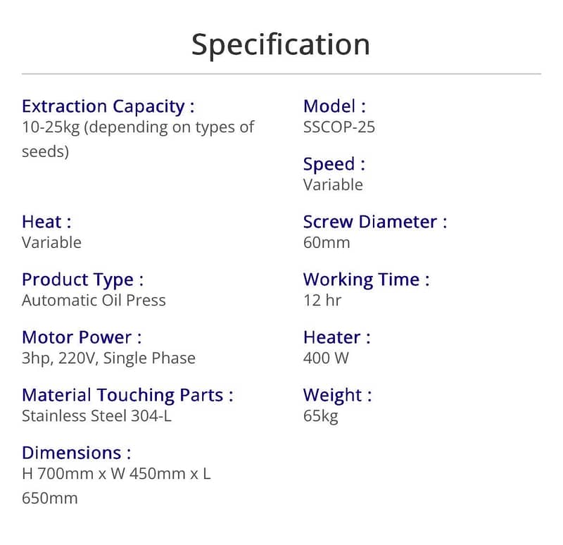 Cold Press Machine 1