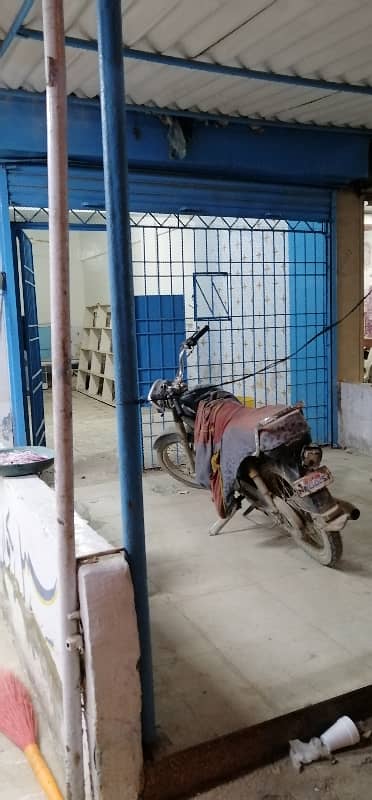 Shop For Rent With Attached Bath Size 11 X 40 200 Feet Main Road Facing Extra Land Prime Location North Karachi Sector 11A Near Power House Chowrangi