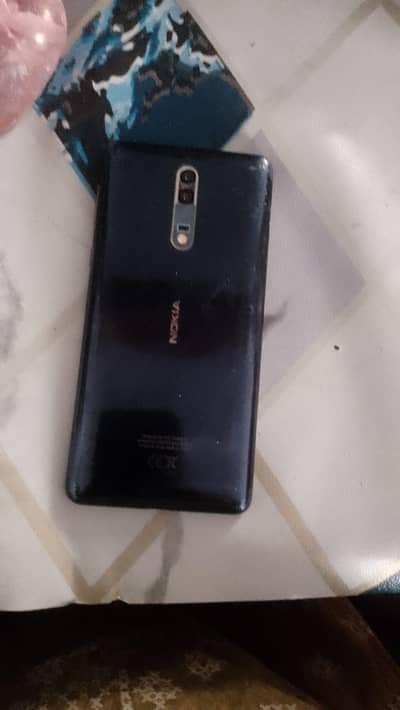 nokia 8 4/64 LCD Laguna hai ord and  all ok pta approved