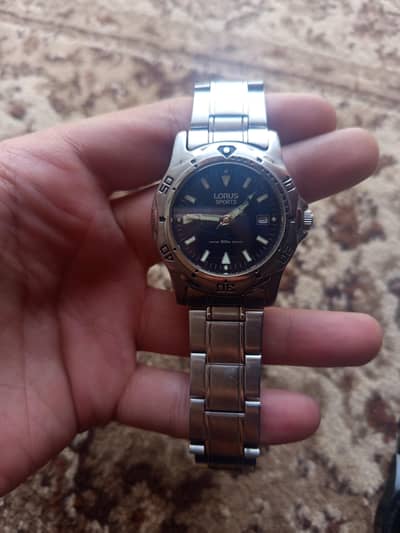 Lorus Sports Watch VX32-X271 – Stainless Steel with Blue Dial